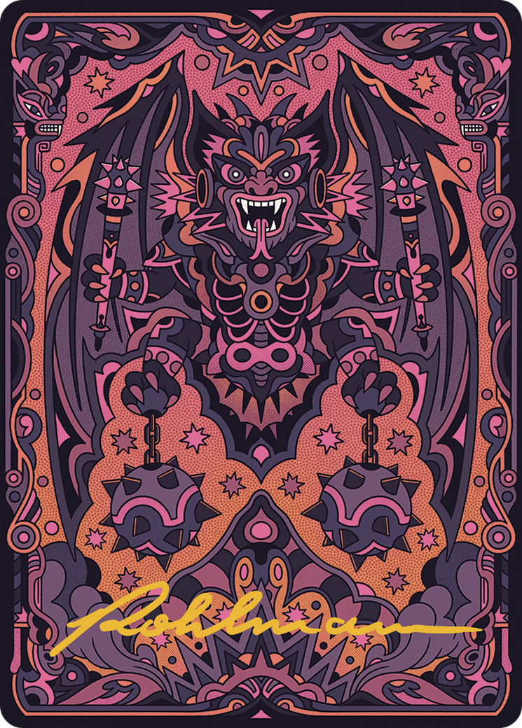 Bloodletter of Aclazotz Art Card (61/81) (Gold-Stamped Signature) [The Lost Caverns of Ixalan Art Series] | Rook's Games and More