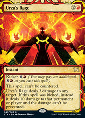 Urza's Rage (Foil Etched) [Strixhaven: Mystical Archive]