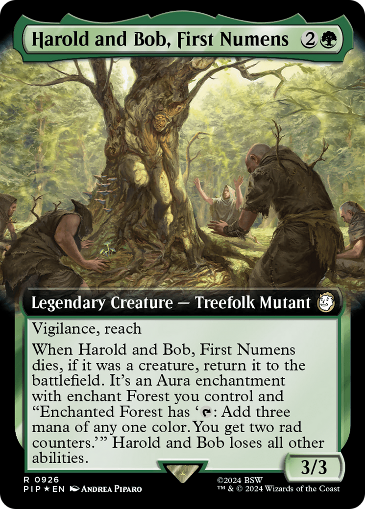 Harold and Bob, First Numens (Extended Art) (Surge Foil) [Fallout] | Rook's Games and More