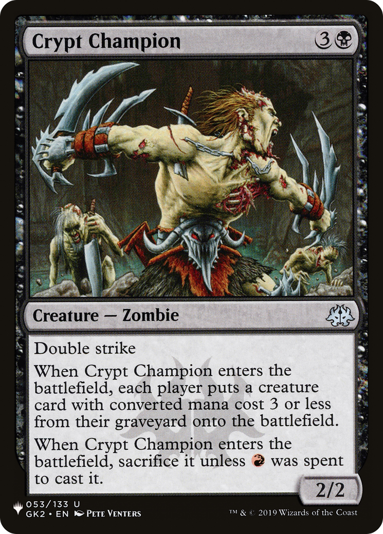 Crypt Champion [The List Reprints] | Rook's Games and More