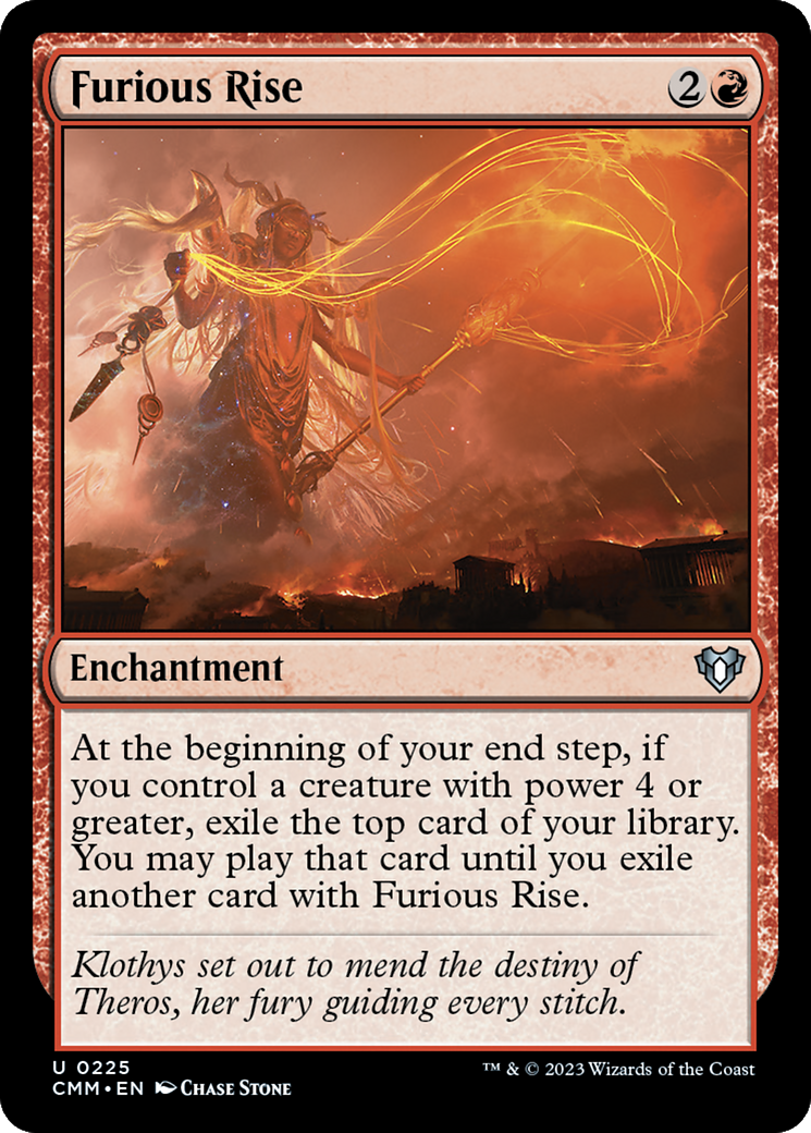 Furious Rise [Commander Masters] | Rook's Games and More