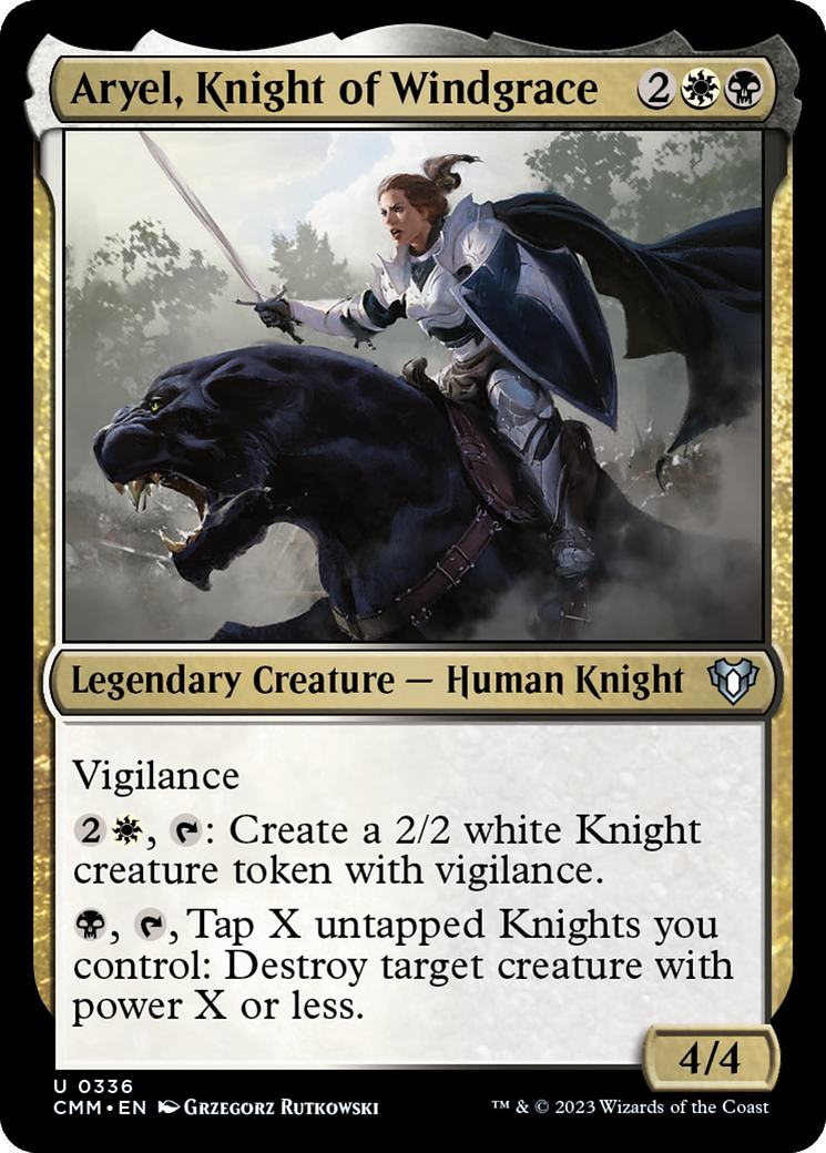 Aryel, Knight of Windgrace [Commander Masters] | Rook's Games and More