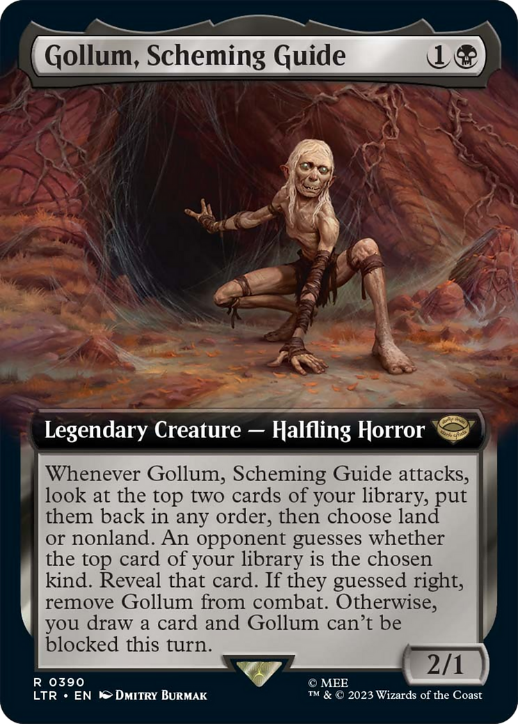 Gollum, Scheming Guide (Extended Art) [The Lord of the Rings: Tales of Middle-Earth] | Rook's Games and More