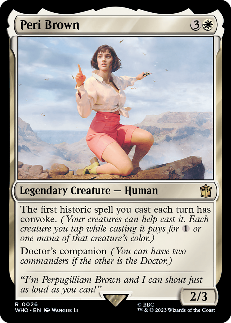 Peri Brown [Doctor Who] | Rook's Games and More