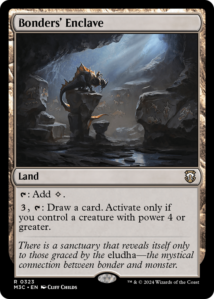 Bonders' Enclave (Ripple Foil) [Modern Horizons 3 Commander] | Rook's Games and More