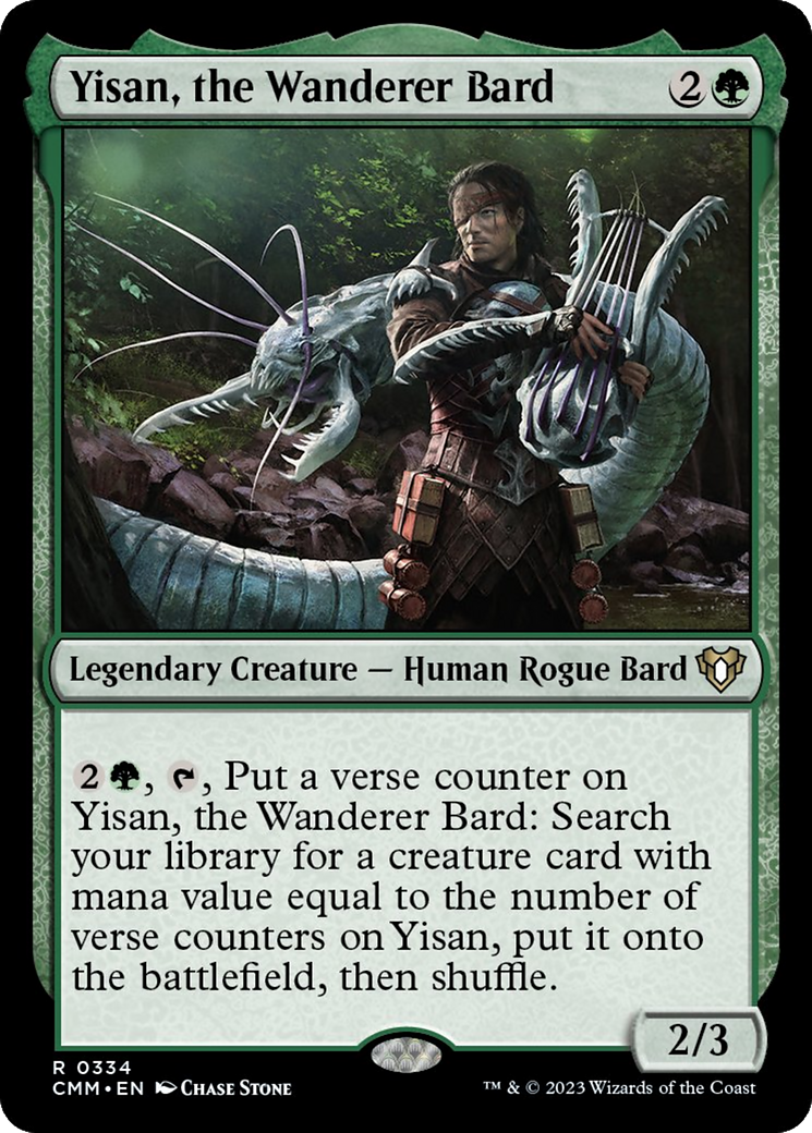 Yisan, the Wanderer Bard [Commander Masters] | Rook's Games and More