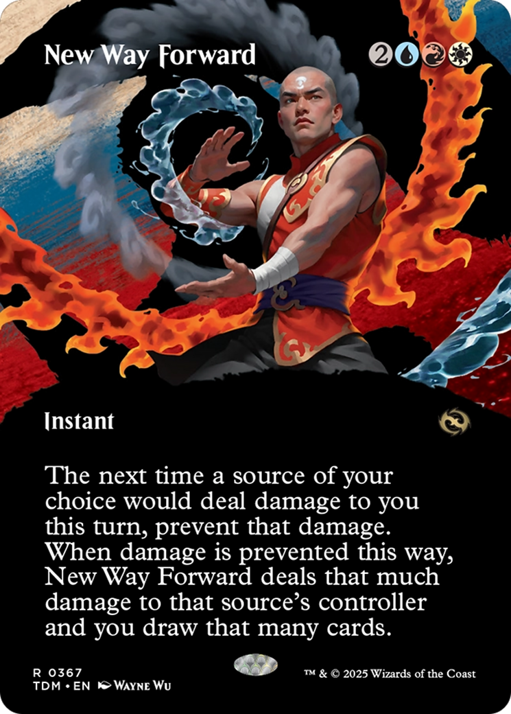 New Way Forward (Borderless) [Tarkir: Dragonstorm] | Rook's Games and More