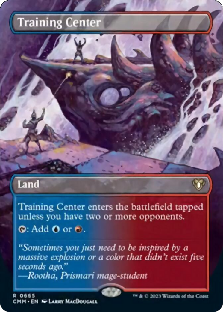 Training Center (Borderless Alternate Art) [Commander Masters] | Rook's Games and More
