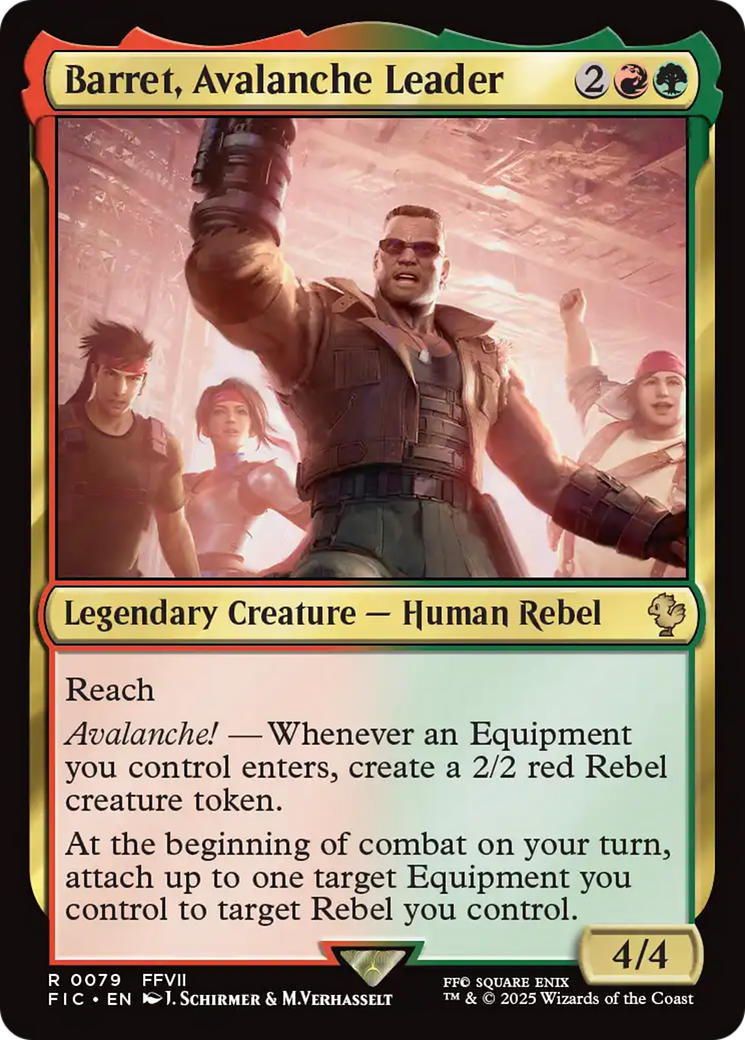 Barret Wallace [FINAL FANTASY Commander] | Rook's Games and More