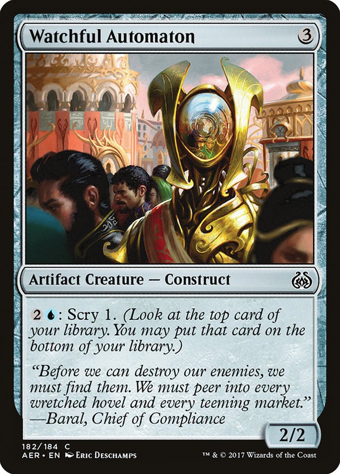 Watchful Automaton [Aether Revolt] | Rook's Games and More
