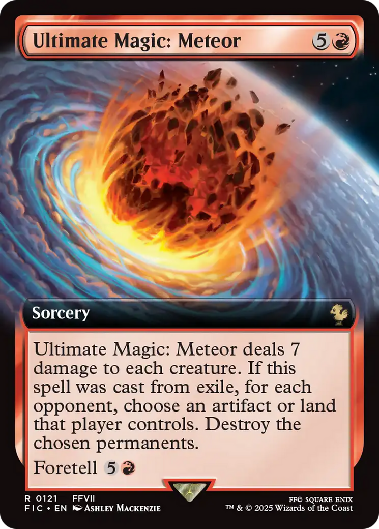 Ultimate Magic: Meteor (Extended Art) [FINAL FANTASY Commander] | Rook's Games and More