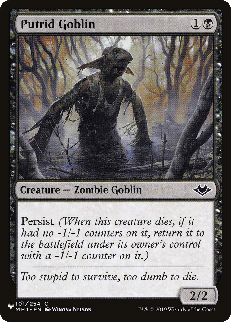 Putrid Goblin [The List Reprints] | Rook's Games and More