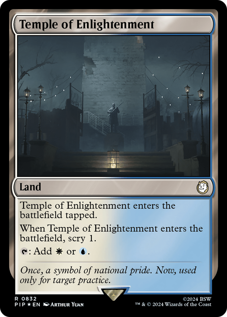 Temple of Enlightenment (Surge Foil) [Fallout] | Rook's Games and More