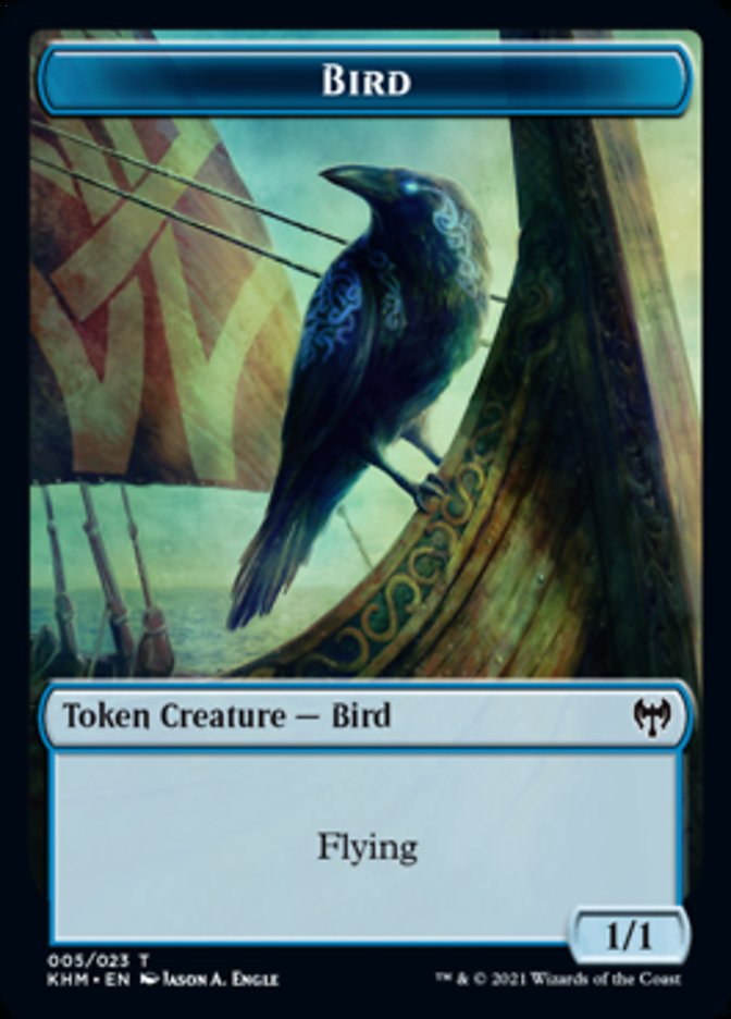 Bird Token [Kaldheim Tokens] | Rook's Games and More