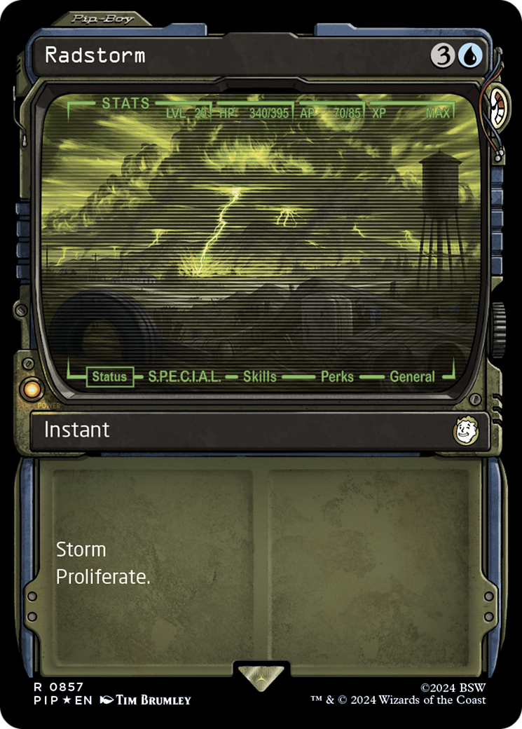 Radstorm (Showcase) (Surge Foil) [Fallout] | Rook's Games and More