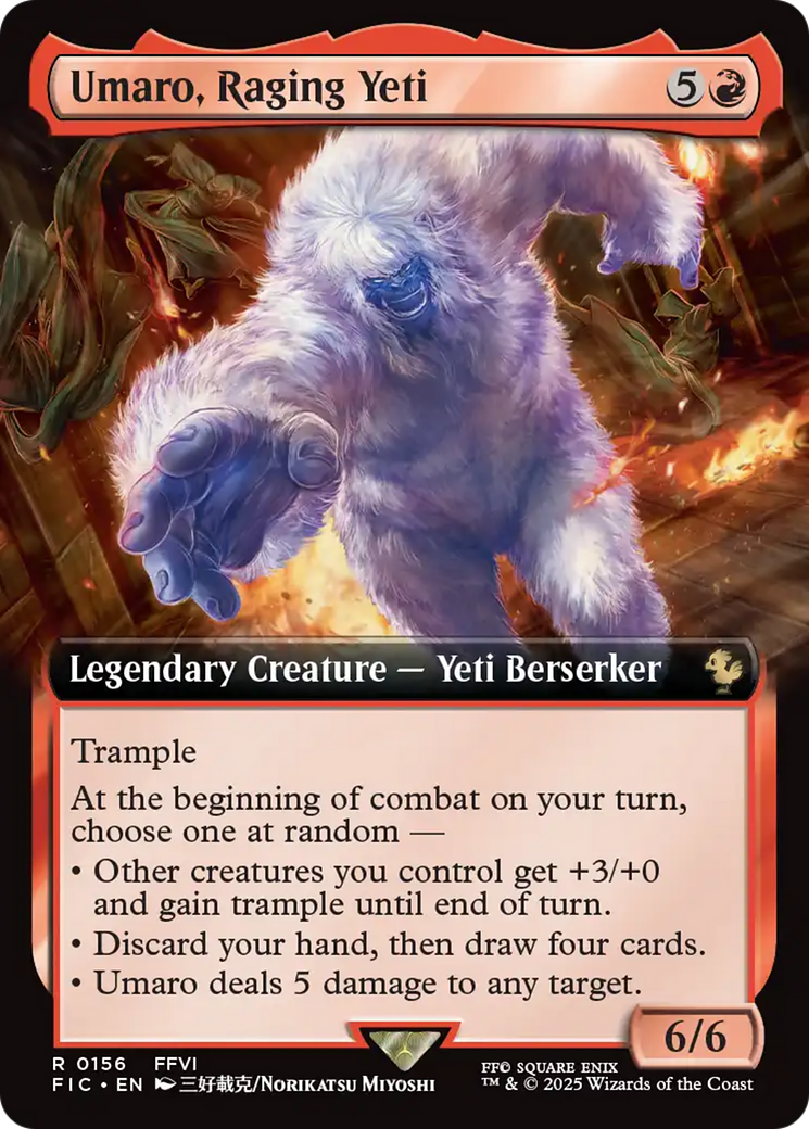 Umaro, Raging Yeti (Extended Art) [FINAL FANTASY Commander] | Rook's Games and More