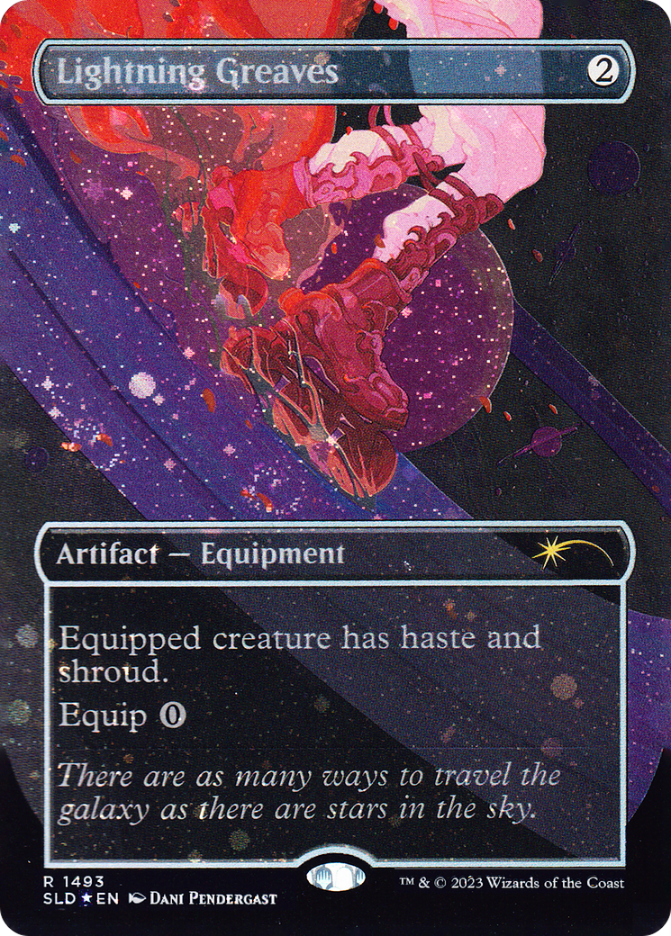 Lightning Greaves (1493) (Galaxy Foil) [Secret Lair Drop Series] | Rook's Games and More