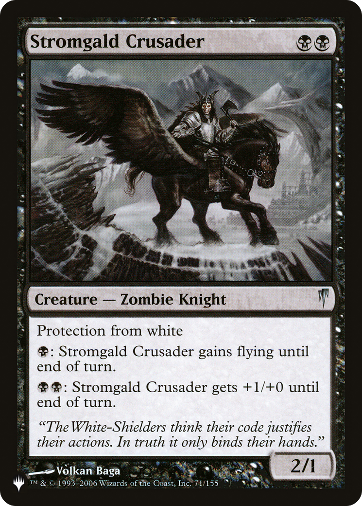 Stromgald Crusader [The List Reprints] | Rook's Games and More