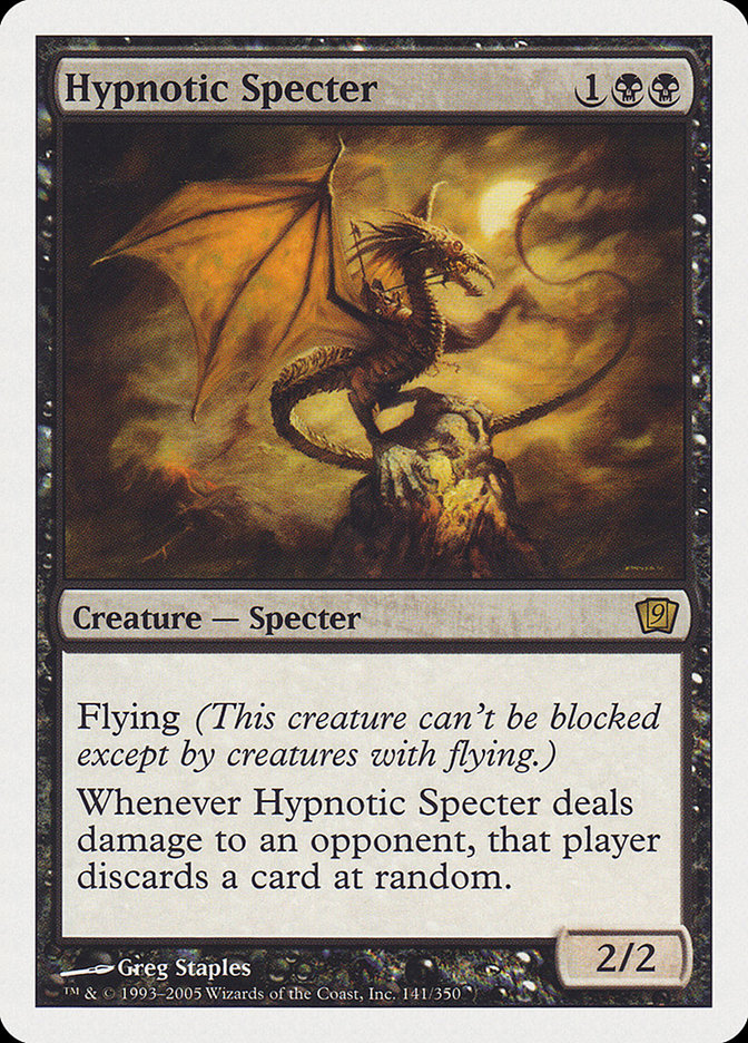 Hypnotic Specter (9th Edition) (Oversized) [Oversize Cards] | Rook's Games and More