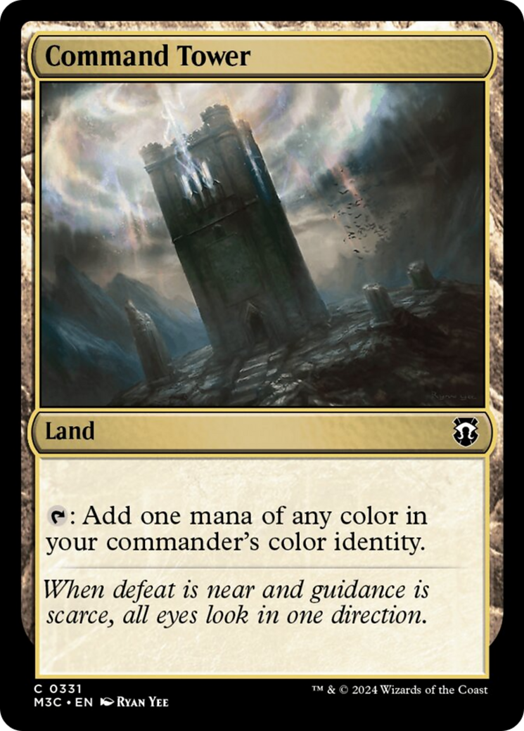 Command Tower (Ripple Foil) [Modern Horizons 3 Commander] | Rook's Games and More