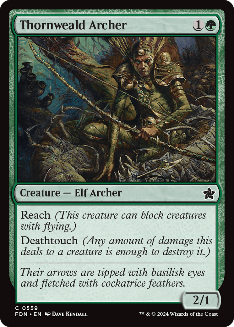 Thornweald Archer [Foundations] | Rook's Games and More