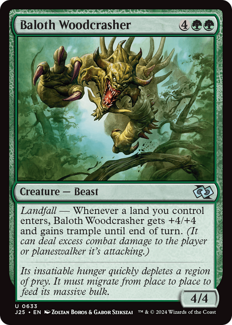 Baloth Woodcrasher [Foundations Jumpstart] | Rook's Games and More