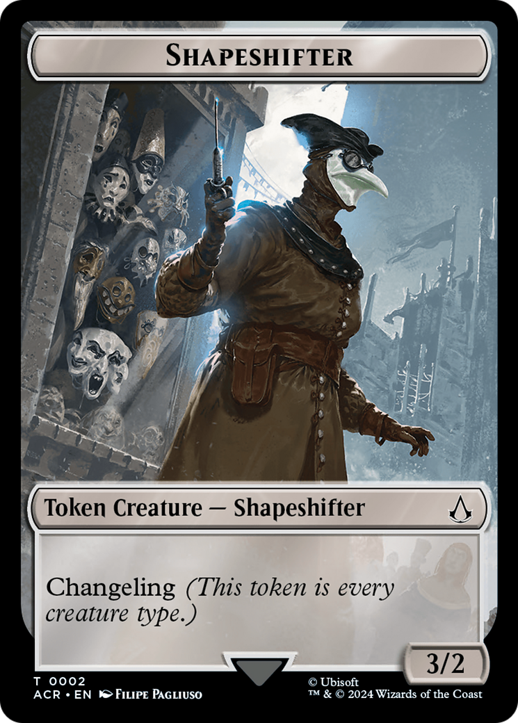 Shapeshifter Token [Assassin's Creed Tokens] | Rook's Games and More