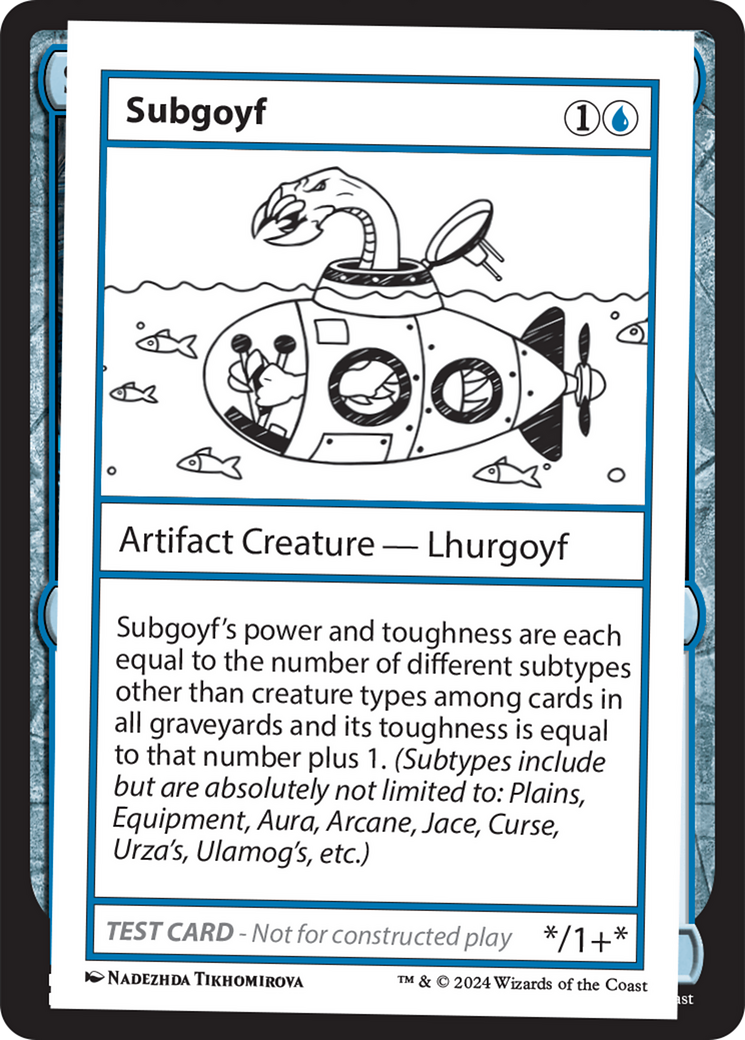 Subgoyf [Mystery Booster 2 Playtest Cards] | Rook's Games and More