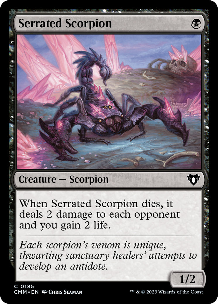 Serrated Scorpion [Commander Masters] | Rook's Games and More