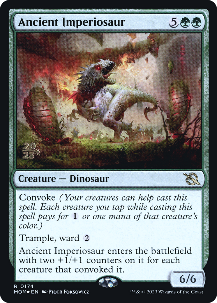 Ancient Imperiosaur [March of the Machine Prerelease Promos] | Rook's Games and More