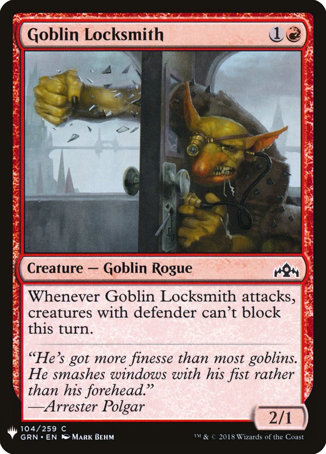 Goblin Locksmith [Mystery Booster] | Rook's Games and More