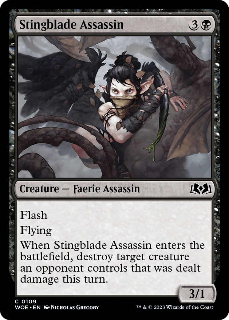 Stingblade Assassin [Wilds of Eldraine] | Rook's Games and More