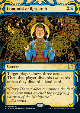 Compulsive Research (Foil Etched) [Strixhaven: Mystical Archive] | Rook's Games and More