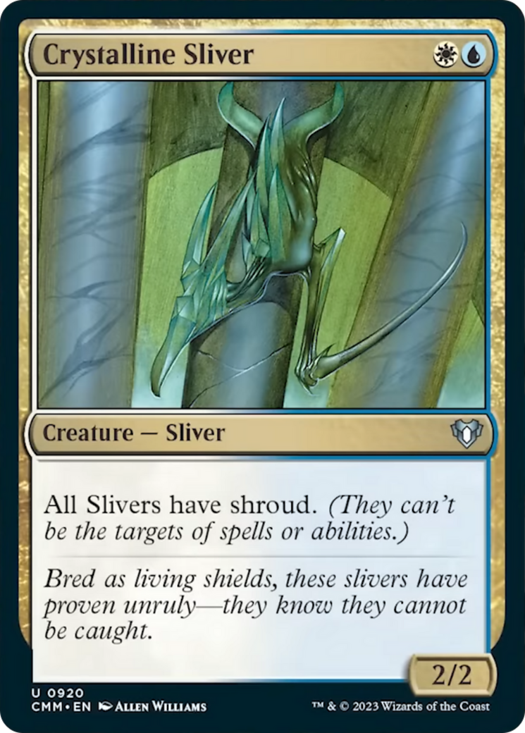 Crystalline Sliver [Commander Masters] | Rook's Games and More