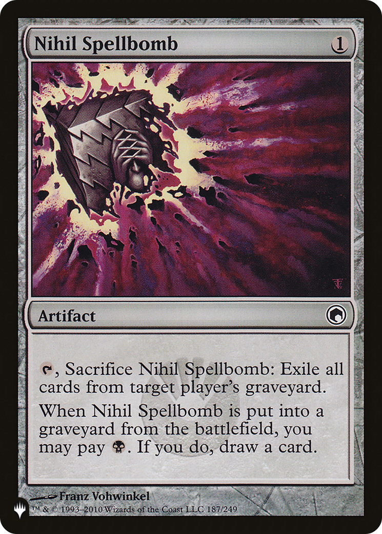 Nihil Spellbomb [The List] | Rook's Games and More