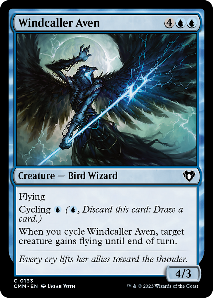 Windcaller Aven [Commander Masters] | Rook's Games and More