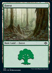 Forest (489) (Foil Etched) [Modern Horizons 2] | Rook's Games and More