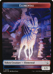 Elemental (09) // Spirit (13) Double-Sided Token [March of the Machine Tokens] | Rook's Games and More