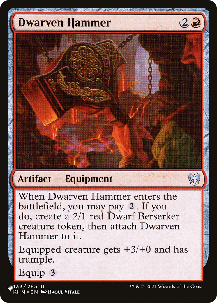Dwarven Hammer [The List] | Rook's Games and More