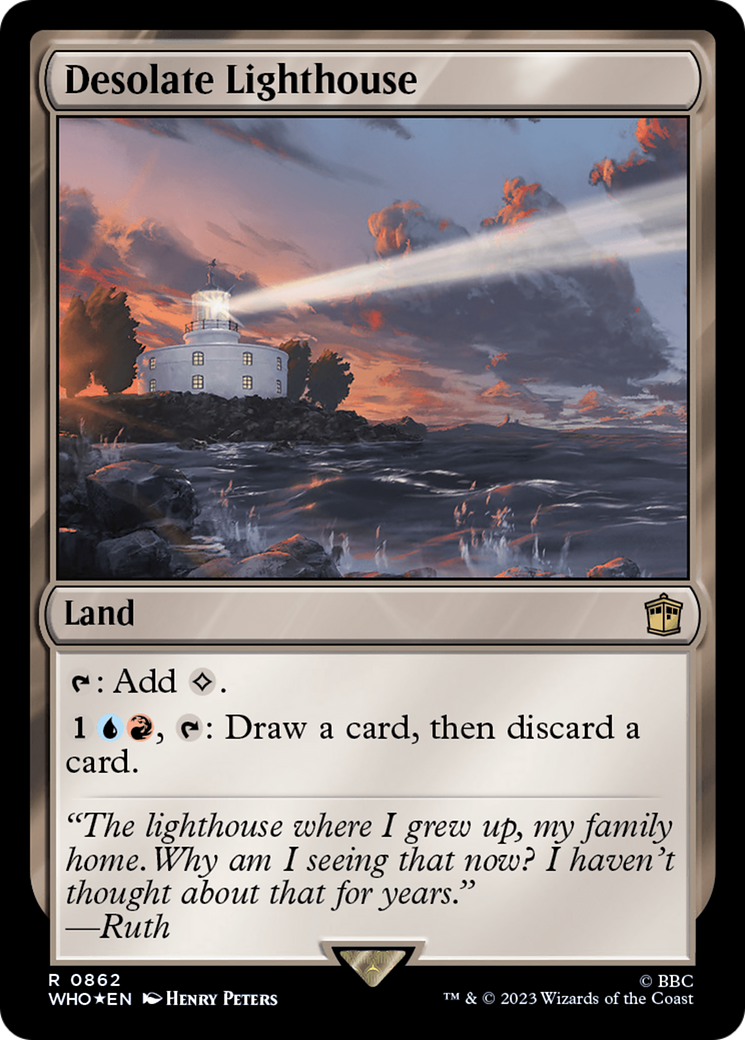Desolate Lighthouse (Surge Foil) [Doctor Who] | Rook's Games and More