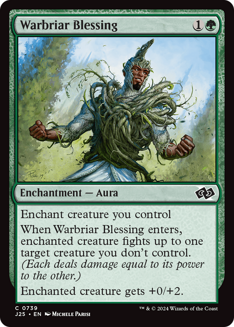 Warbriar Blessing [Foundations Jumpstart] | Rook's Games and More