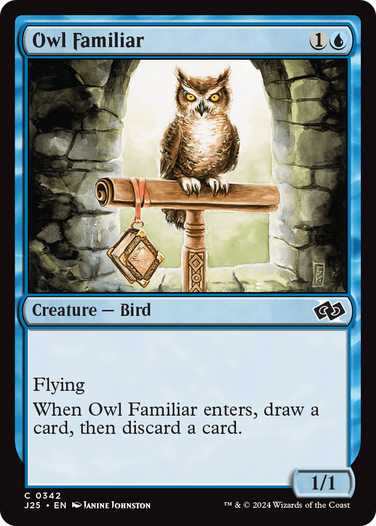 Owl Familiar [Foundations Jumpstart] | Rook's Games and More