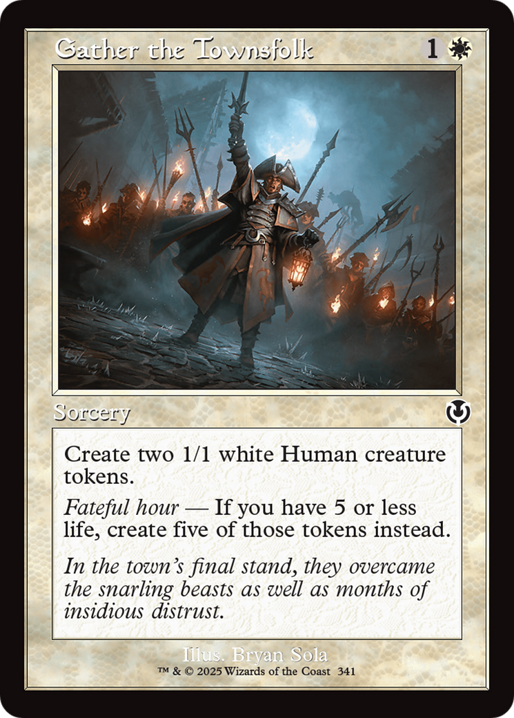 Gather the Townsfolk (Retro Frame) [Innistrad Remastered] | Rook's Games and More