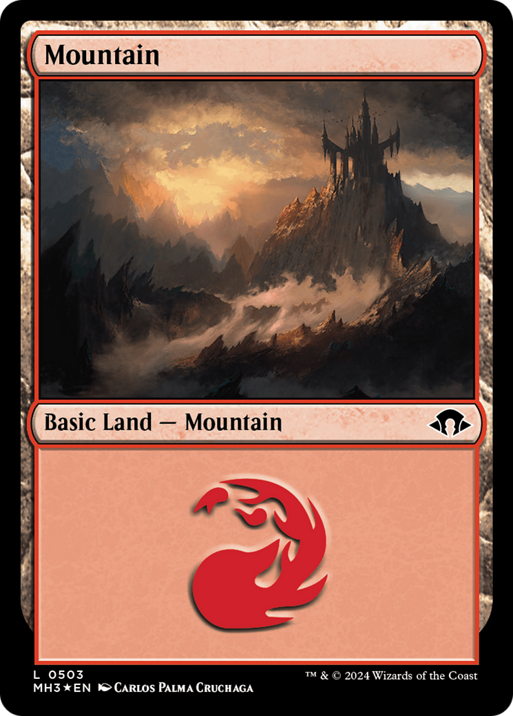 Mountain (0503) (Ripple Foil) [Modern Horizons 3] | Rook's Games and More