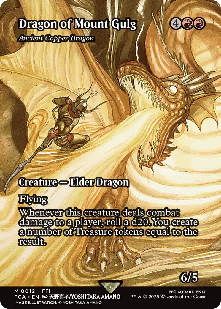 Dragon of Mount Gulg - Ancient Copper Dragon (Showcase) [FINAL FANTASY : Through the Ages] | Rook's Games and More