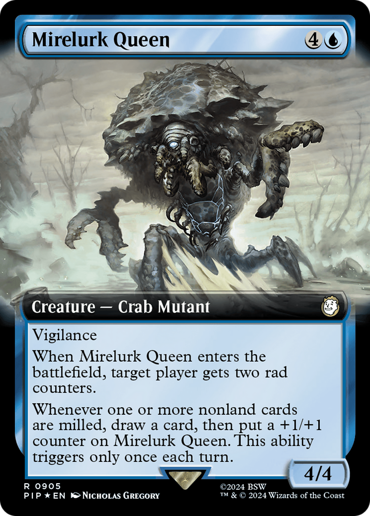 Mirelurk Queen (Extended Art) (Surge Foil) [Fallout] | Rook's Games and More