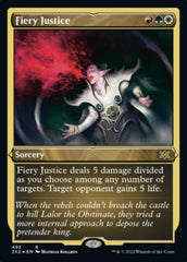 Fiery Justice (Foil Etched) [Double Masters 2022]