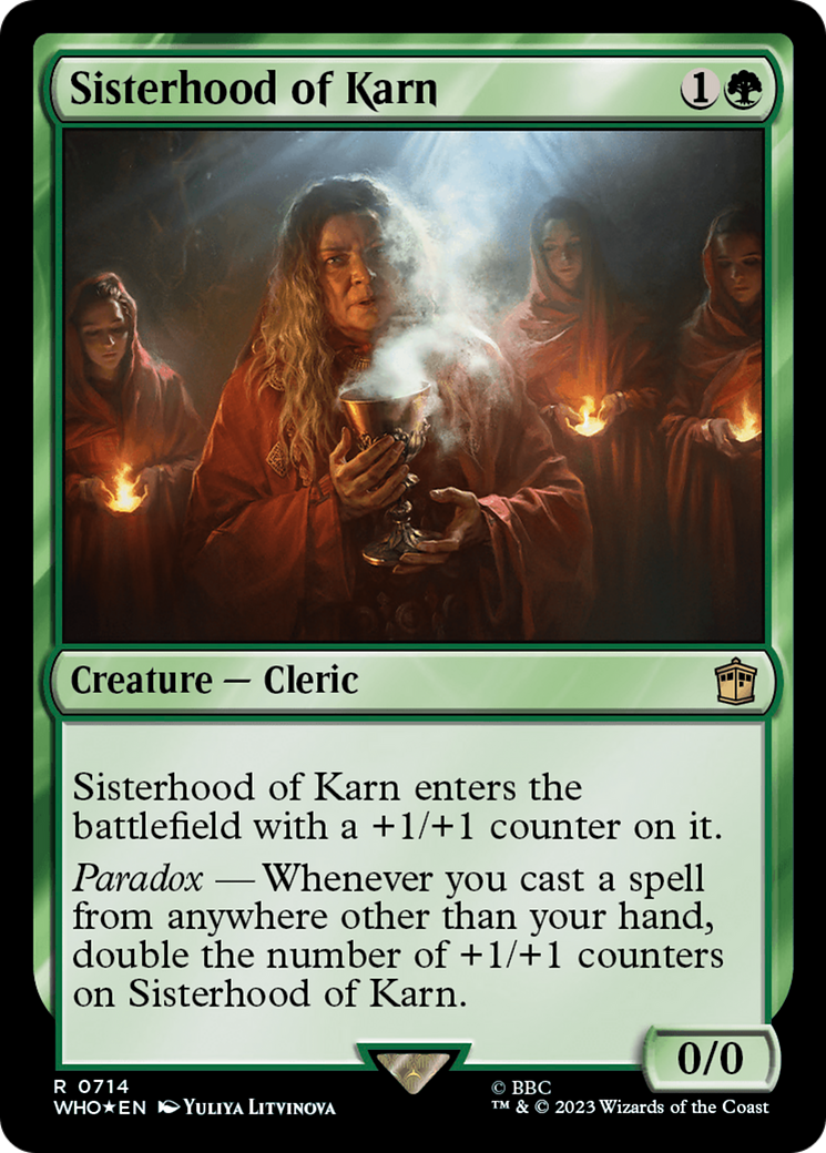 Sisterhood of Karn (Surge Foil) [Doctor Who] | Rook's Games and More