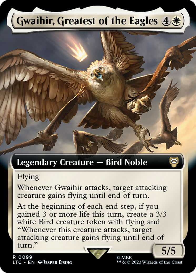 Gwaihir, Greatest of the Eagles (Extended Art) [The Lord of the Rings: Tales of Middle-Earth Commander] | Rook's Games and More