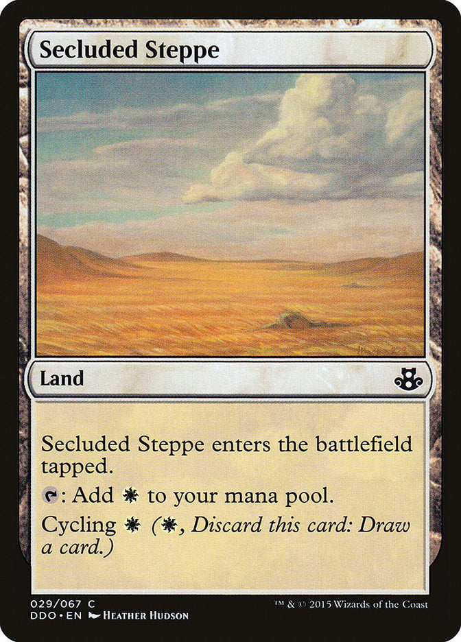 Secluded Steppe [Duel Decks: Elspeth vs. Kiora] | Rook's Games and More